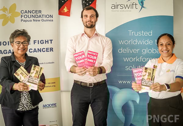 Airswift Continues Support for Womens Health Awareness in PNG