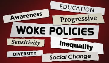 business plan for working remotely Woke Policies Social Justice Education Awareness Headlines Rules 3d Illustration