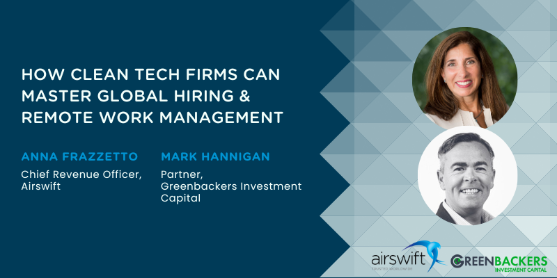 How clean tech firms can master global hiring & remote work management